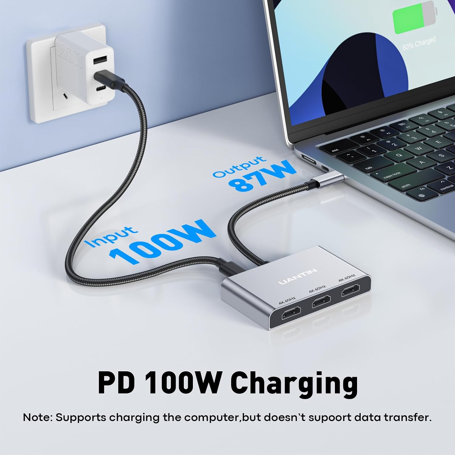 Thumbnail 4 de UANTIN USB C to HDMI Adapter 4K@60Hz