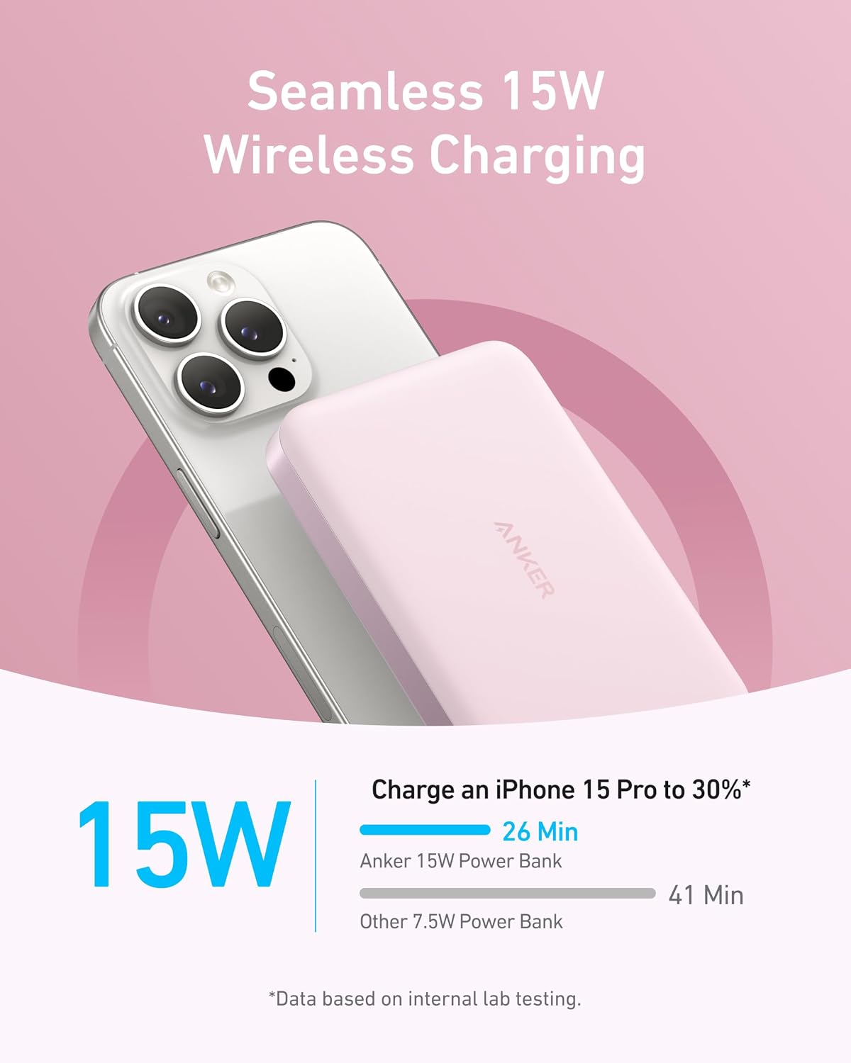 Detalle de Anker MagGo Power Bank 10K: Ultra-Slim Magnetic Battery Pack for iPhone 14–17 (Not for Pixel)