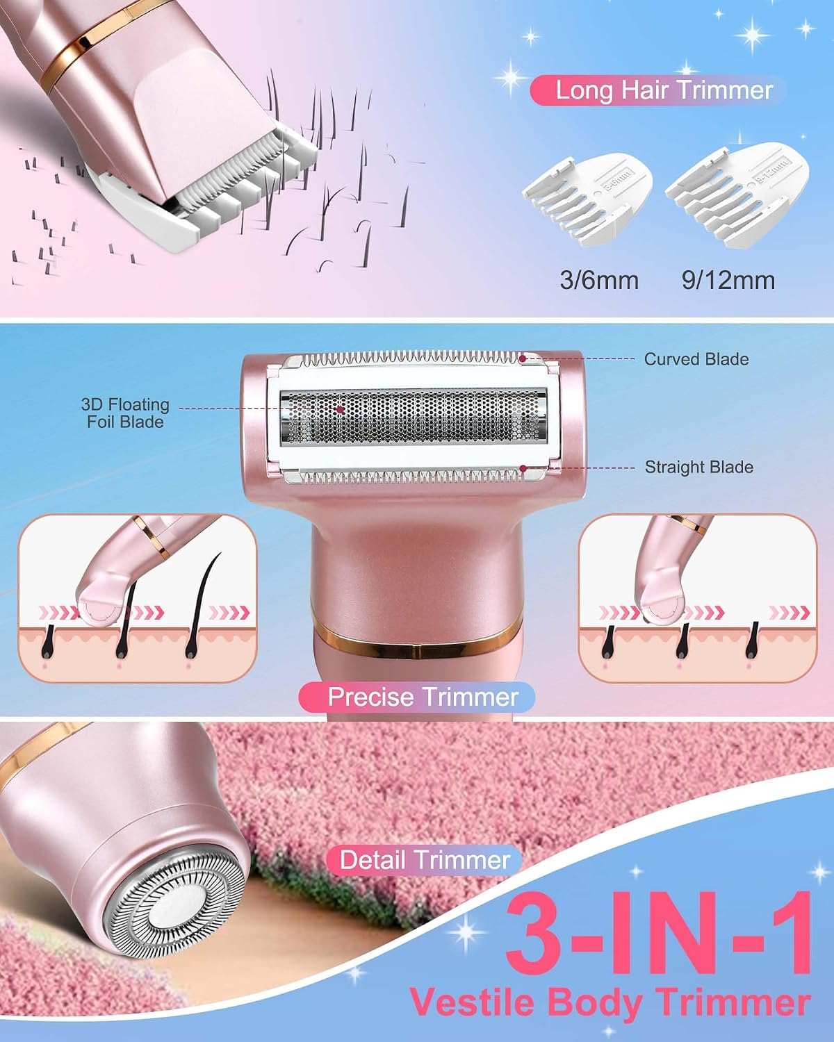 Detalle 2 de Bikini Trimmer for Women 90 min runtime