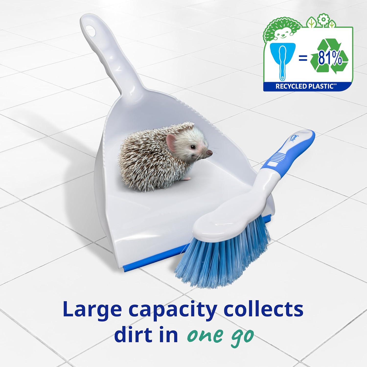 Thumbnail 2 de Spontex Dustpan & Brush Set Large Capacity