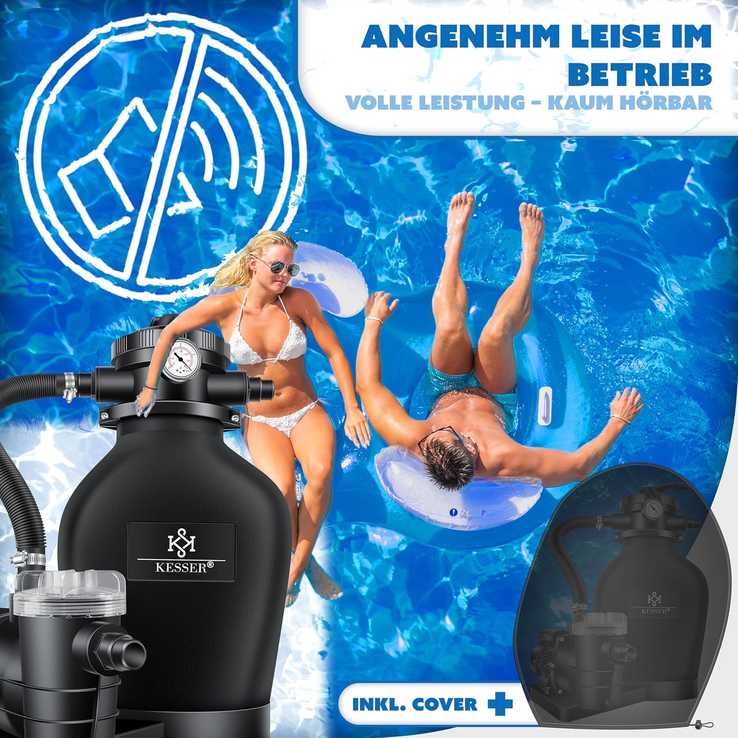 Thumbnail 5 de KESSER Sandfilteranlage Sandfilter+700g Filterbälle