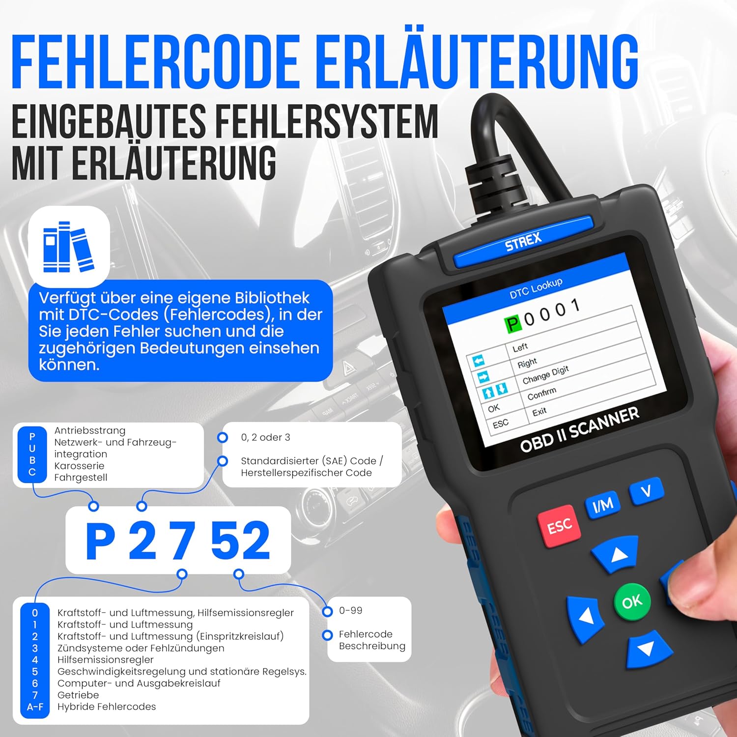 Thumbnail 3 de Strex OBD2 Diagnosegerät 1996+