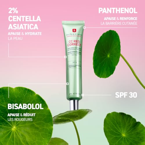 Thumbnail 4 de Erborian Crème Teintée CC Red Correct Anti-Rougeur – Teint unifié et apaisé