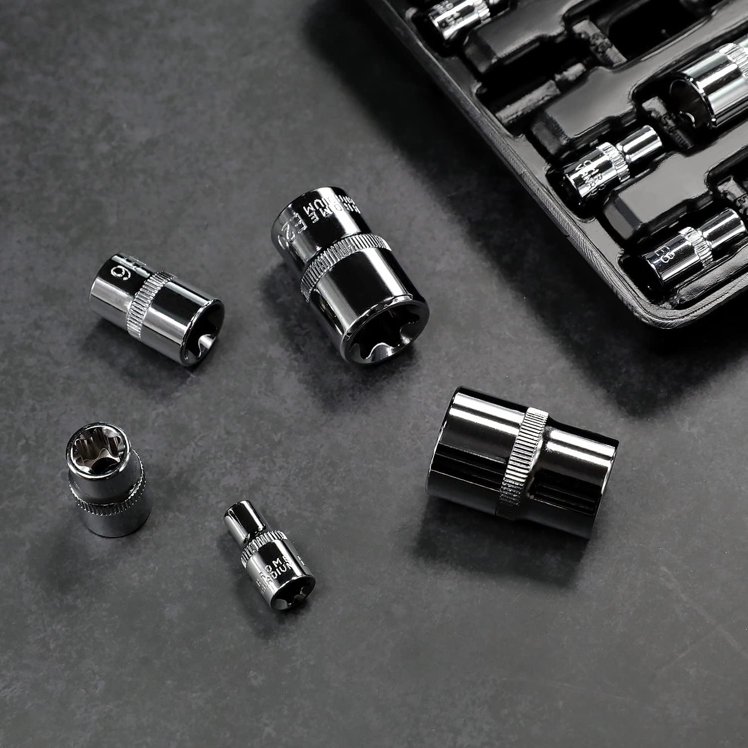 Thumbnail 4 de Amazon Basics ensemble 14 douilles Torx E4–E24