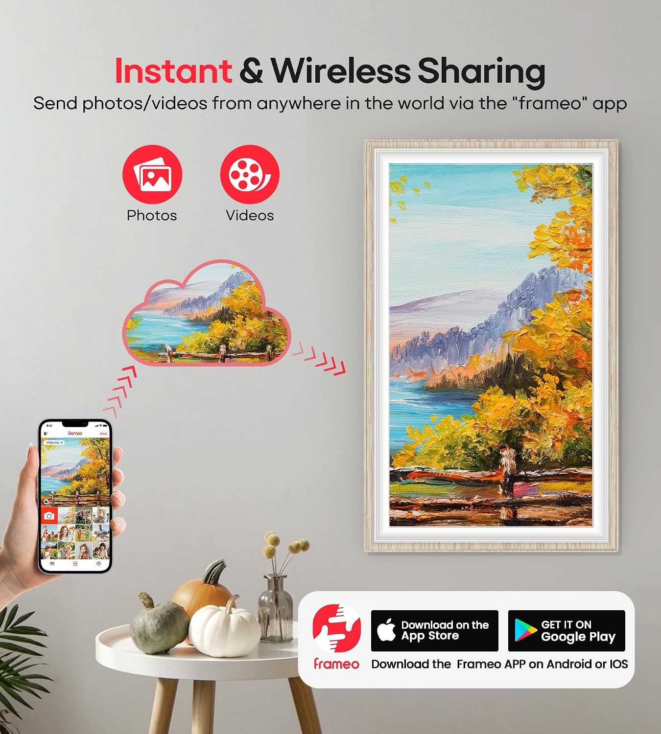 Detalle 2 de Frameo Digital Picture Frame 64GB