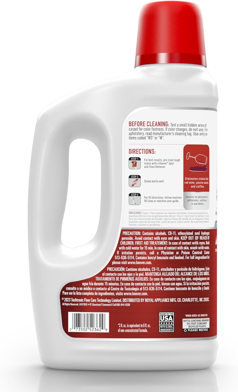 Detalle 2 de Hoover Carpet Cleaner Solution 50 oz