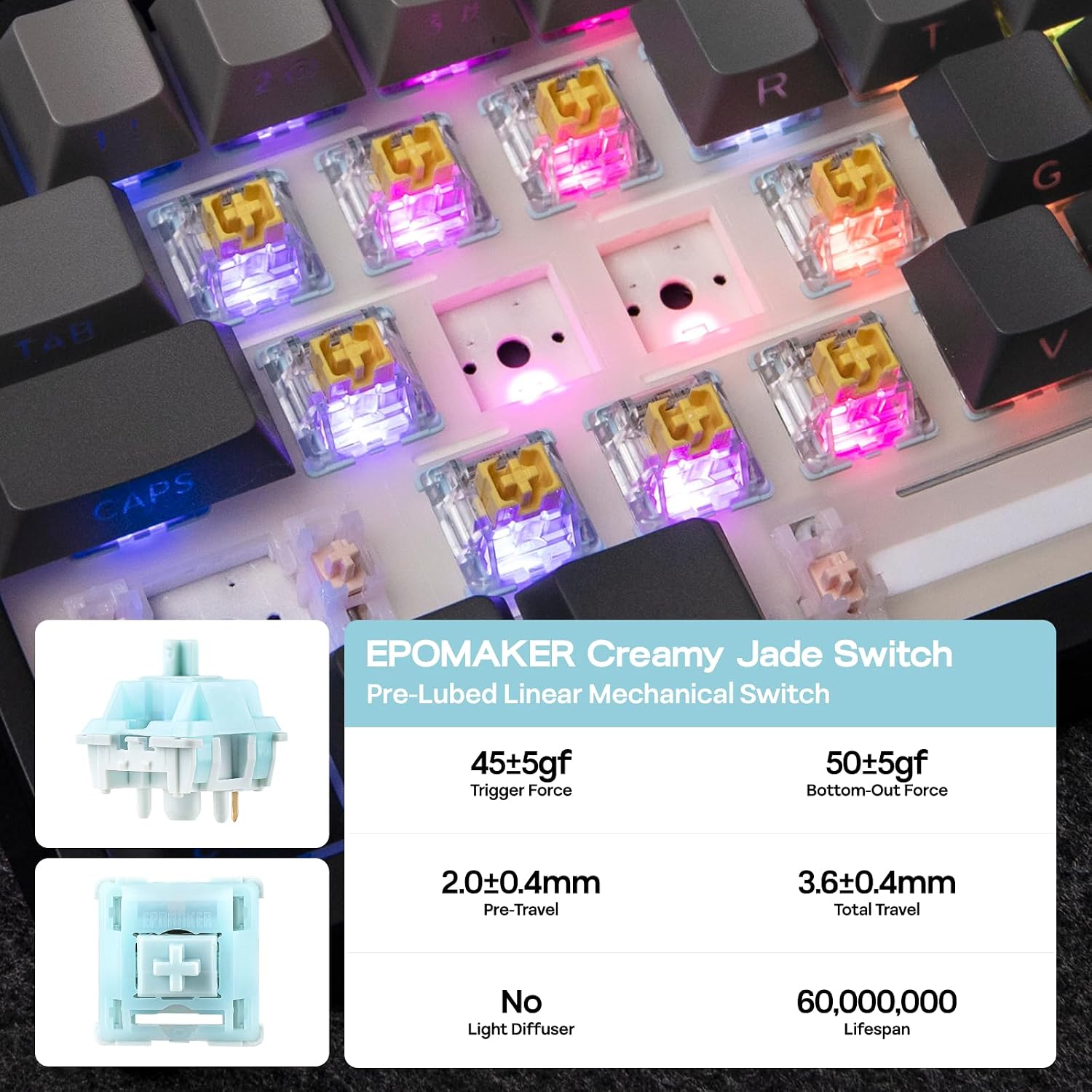 Thumbnail 4 de EPOMAKER TH108 Full Size Mechanical Keyboard review