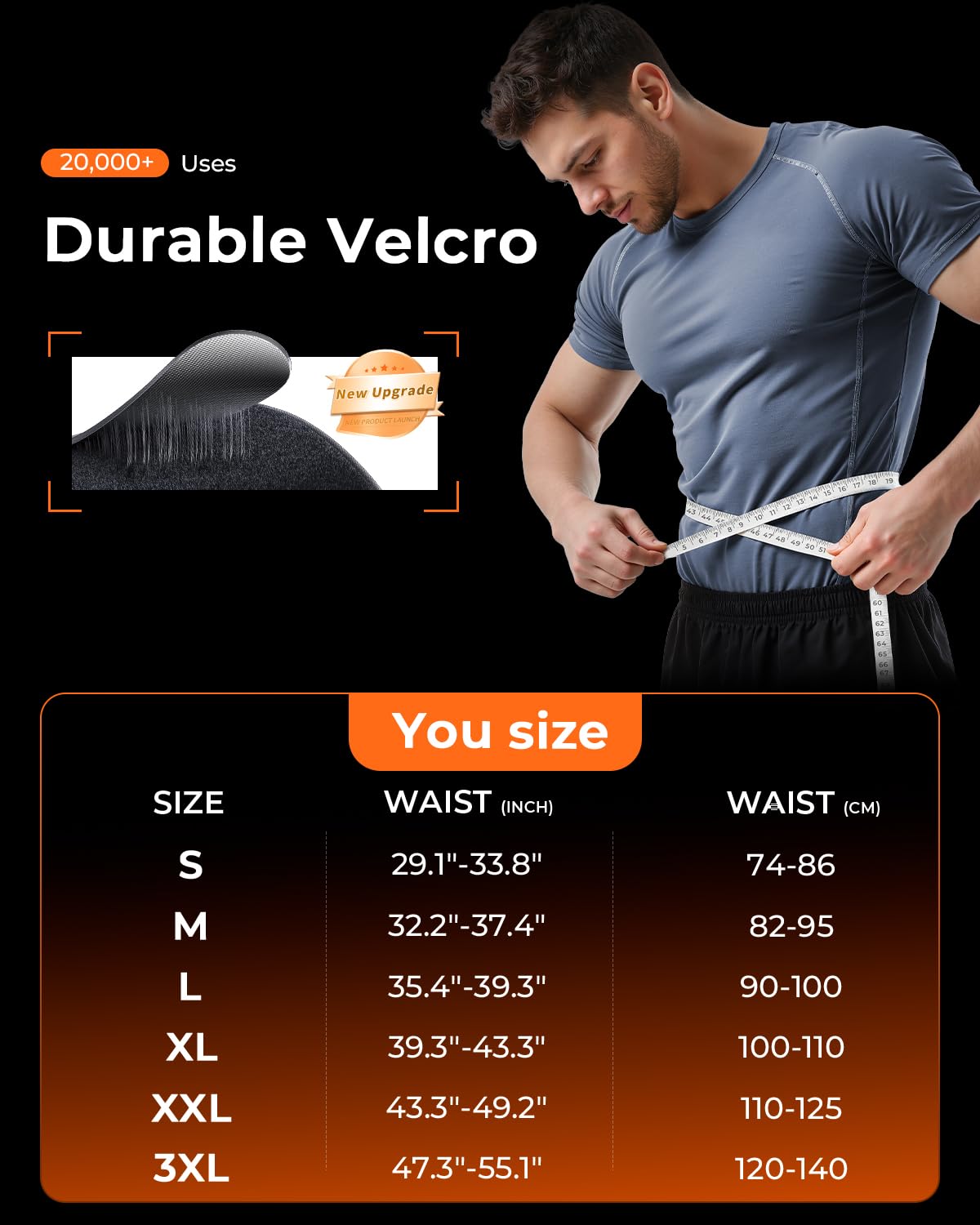 Thumbnail 5 de Ultra Breathable Work Back Brace with Removable Straps — Medical-Grade Support for Lifting and Busy Workdays