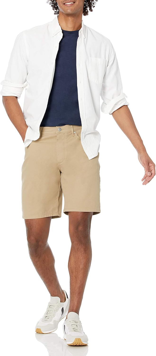 Thumbnail 3 de Amazon Essentials Men’s Straight Fit 9" Stretch 5-Pocket Jean Shorts