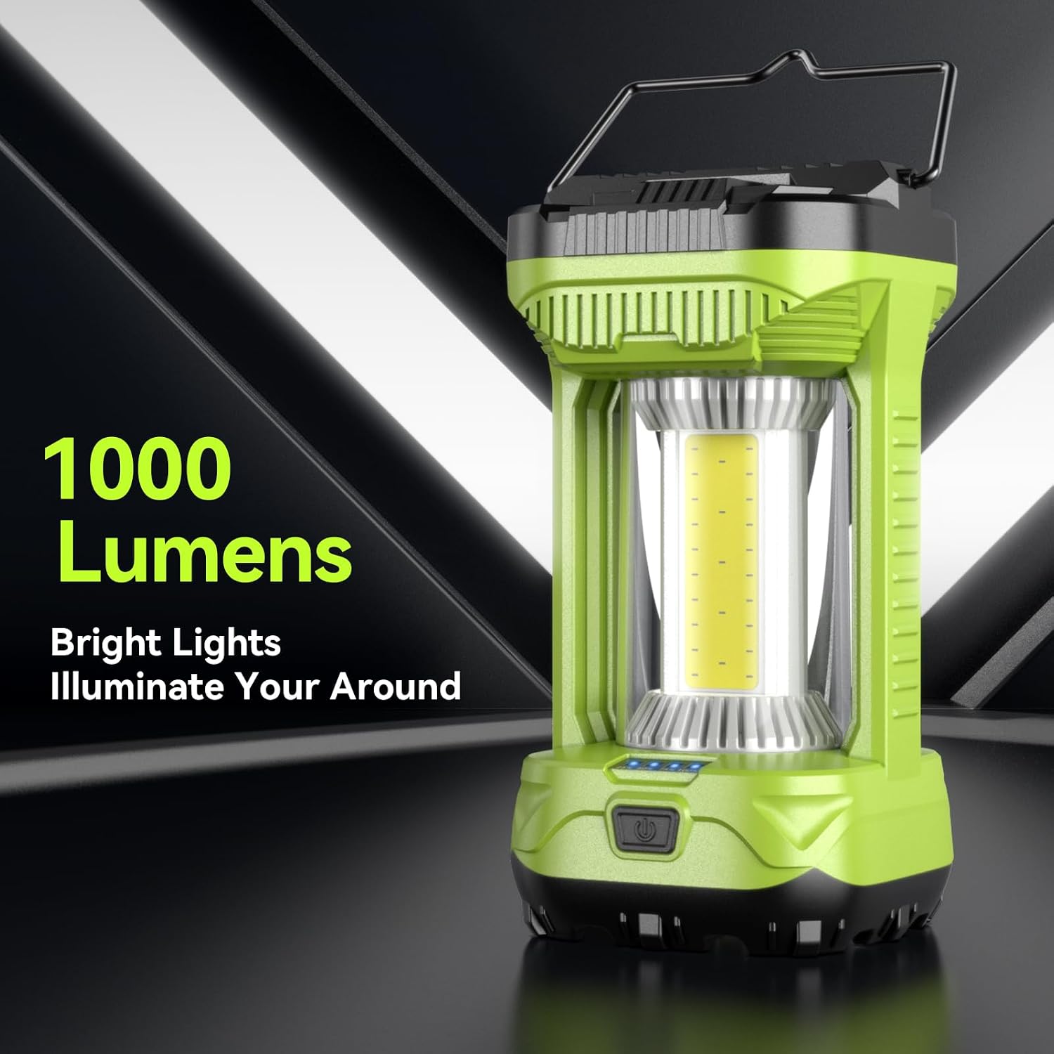 Detalle 2 de AlpsWolf CLV310-G2 Rechargeable Camping Lantern, Green, 4 Modes, 2-Pack