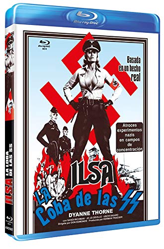 Detalle de Ilsa, la loba de las SS, película en Blu-ray BD-R