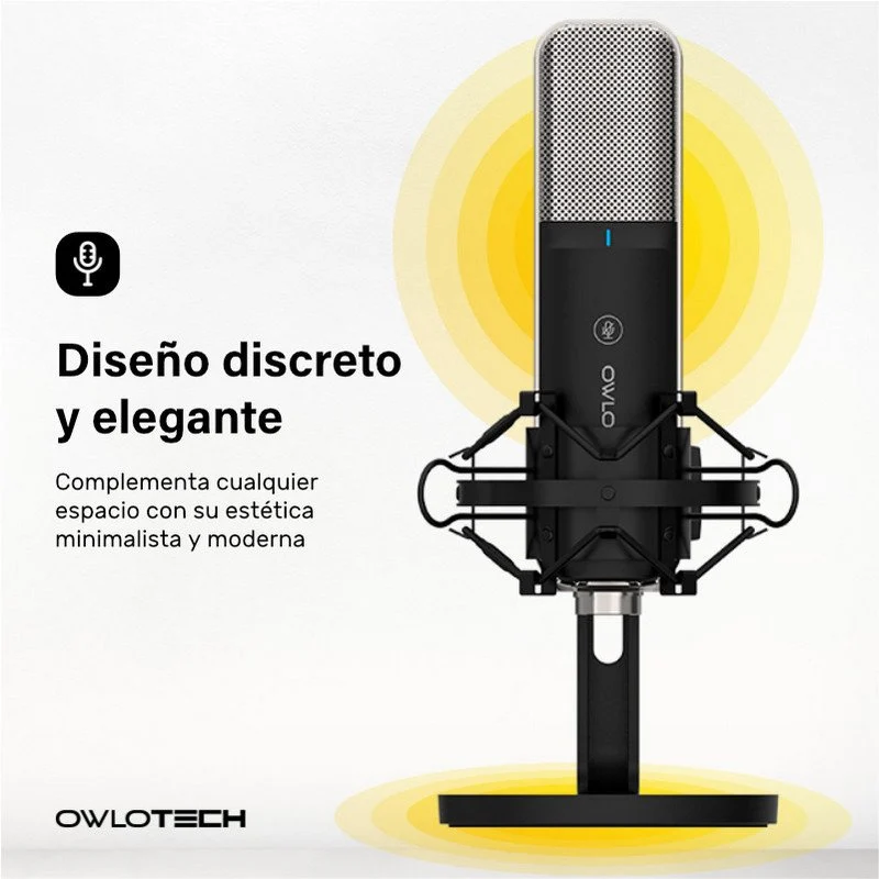 Thumbnail 1 de Owlotech Q1 micrófono condensador cardioide negro 🎤