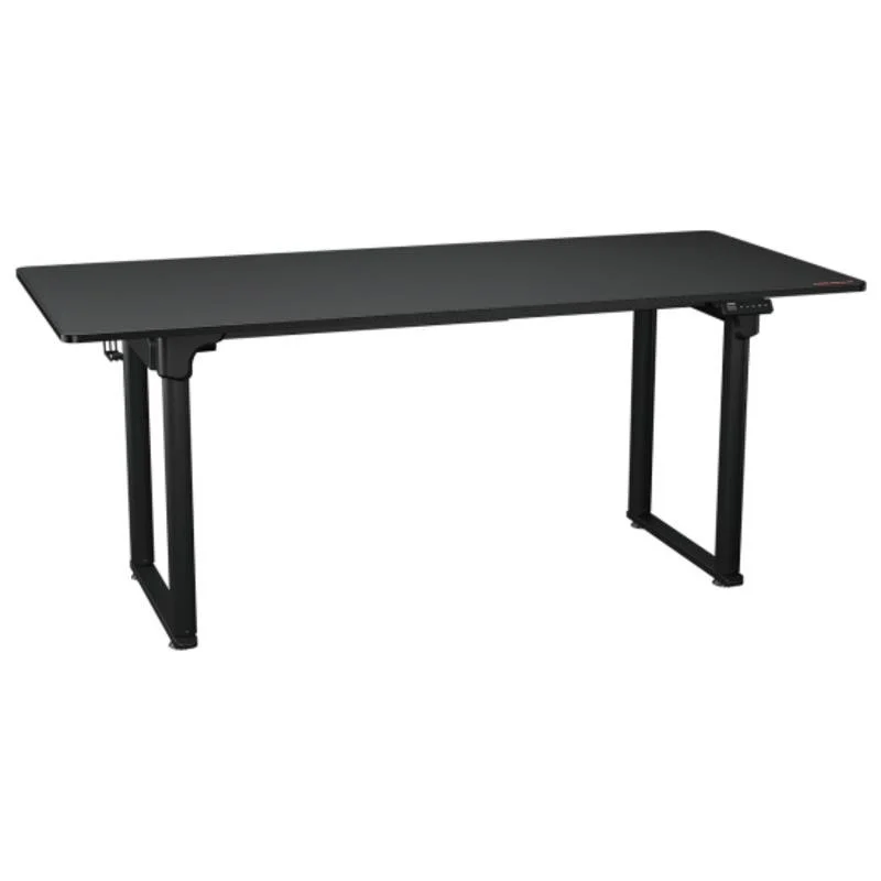 Detalle 2 de Mesa Gaming Cougar 180 cm - fibra de carbono, ajuste eléctrico y acabado negro
