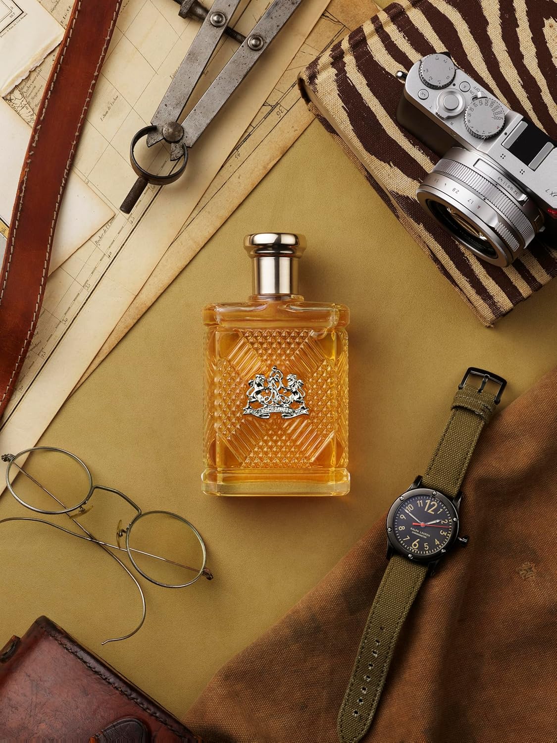 Detalle de Ralph Lauren Safari for Men Eau de Toilette – holzig-würziger Duft mit Zitrone, Lavendel & Patchouli (125 ml)