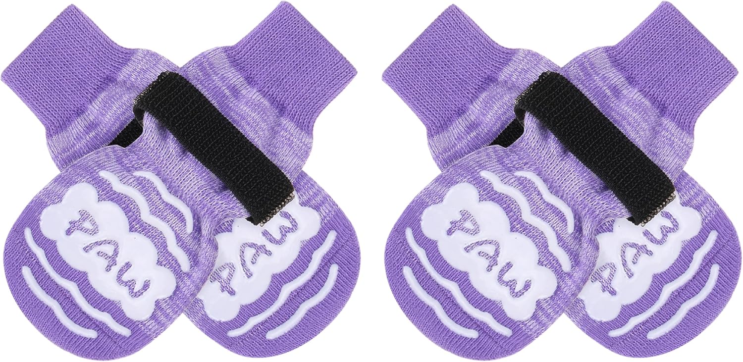 Detalle de BEAUTYZOO Hundesocken Anti-Rutsch Large 3 Zoll