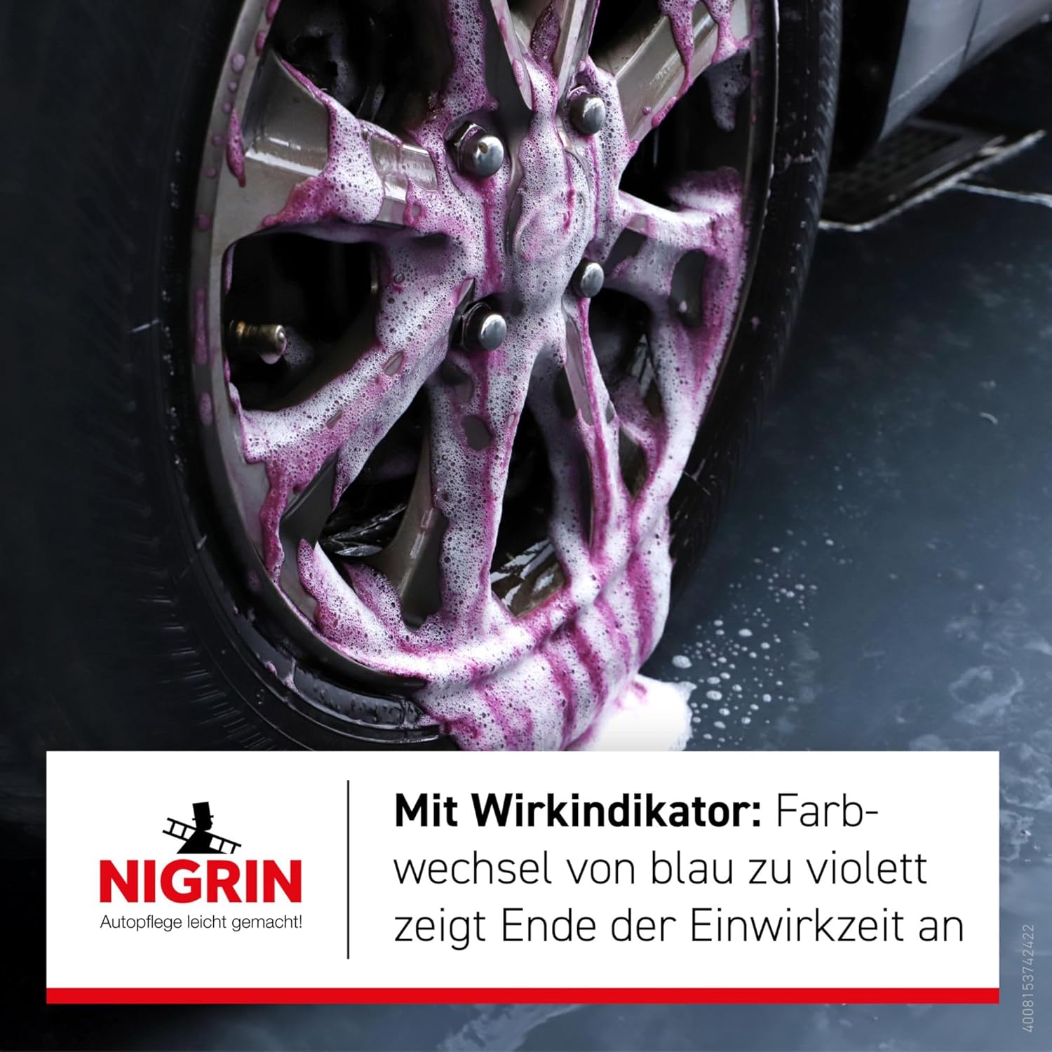 Thumbnail 1 de NIGRIN Performance Turbo Felgenreiniger, 2x 0,5 Liter – selbstaktiver, säurefreier Felgenreiniger