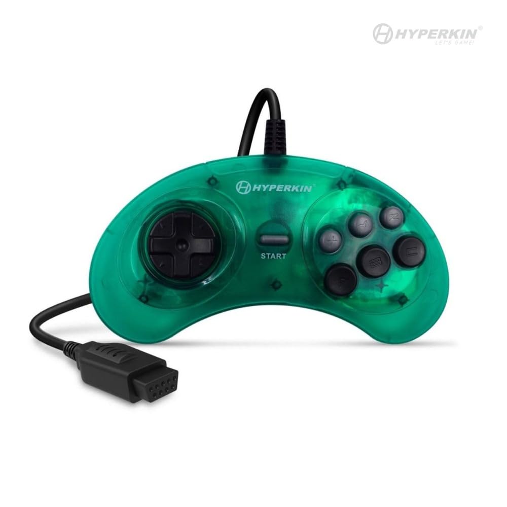Detalle de Hyperkin Genesis Wired Controller, 6-Button Design