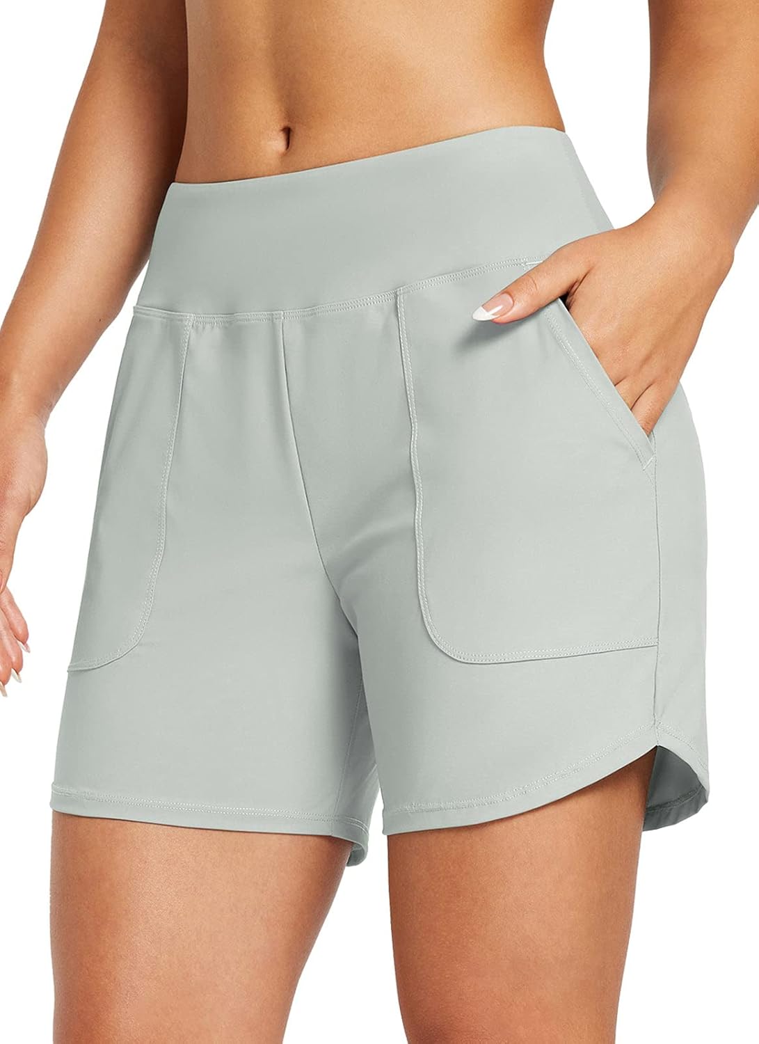 Thumbnail 6 de baleaf Swim Shorts Women 5" High Waisted With Tummy Control and UPF 50+