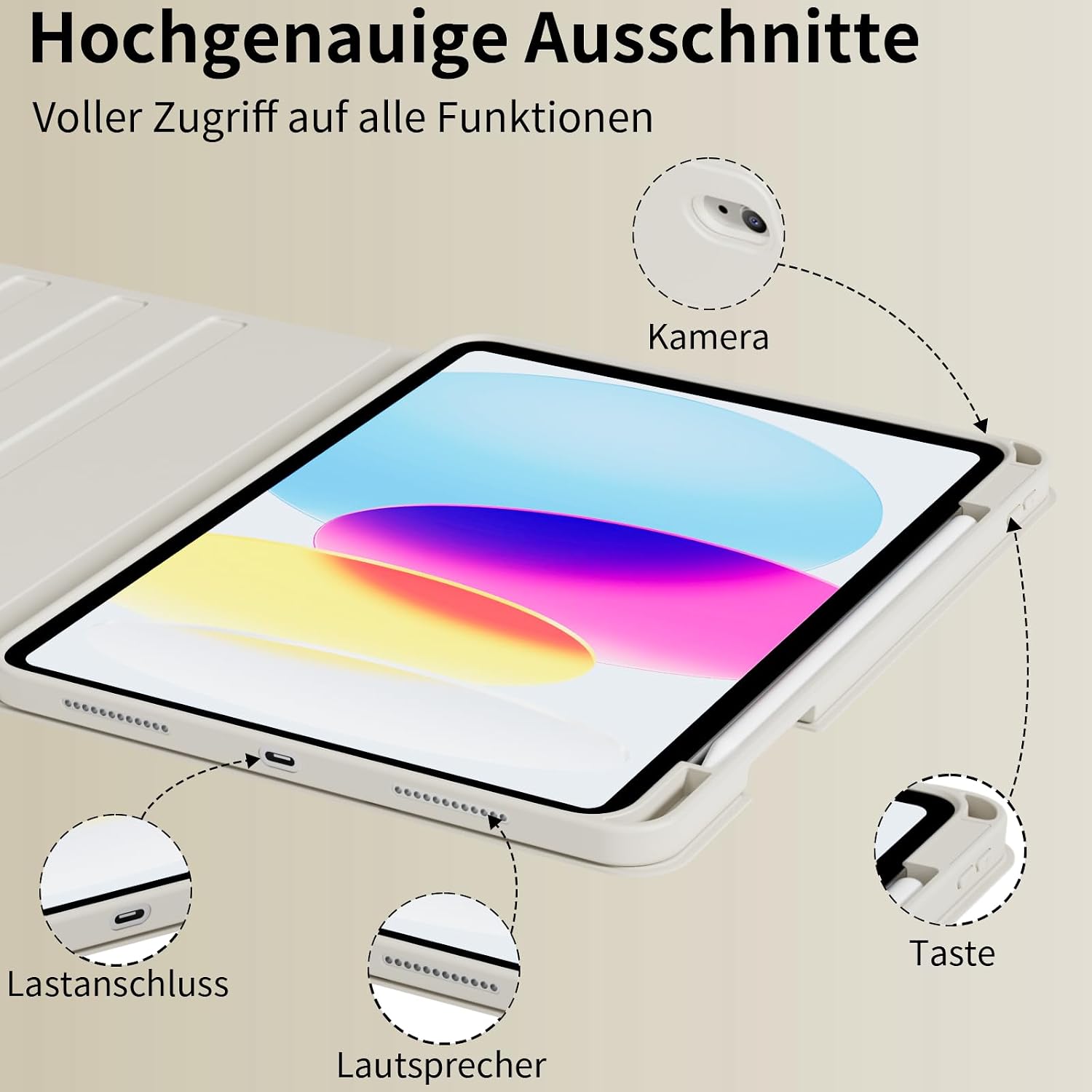 Detalle 2 de zoyu Tastaturhülle für iPad 11 11 Zoll