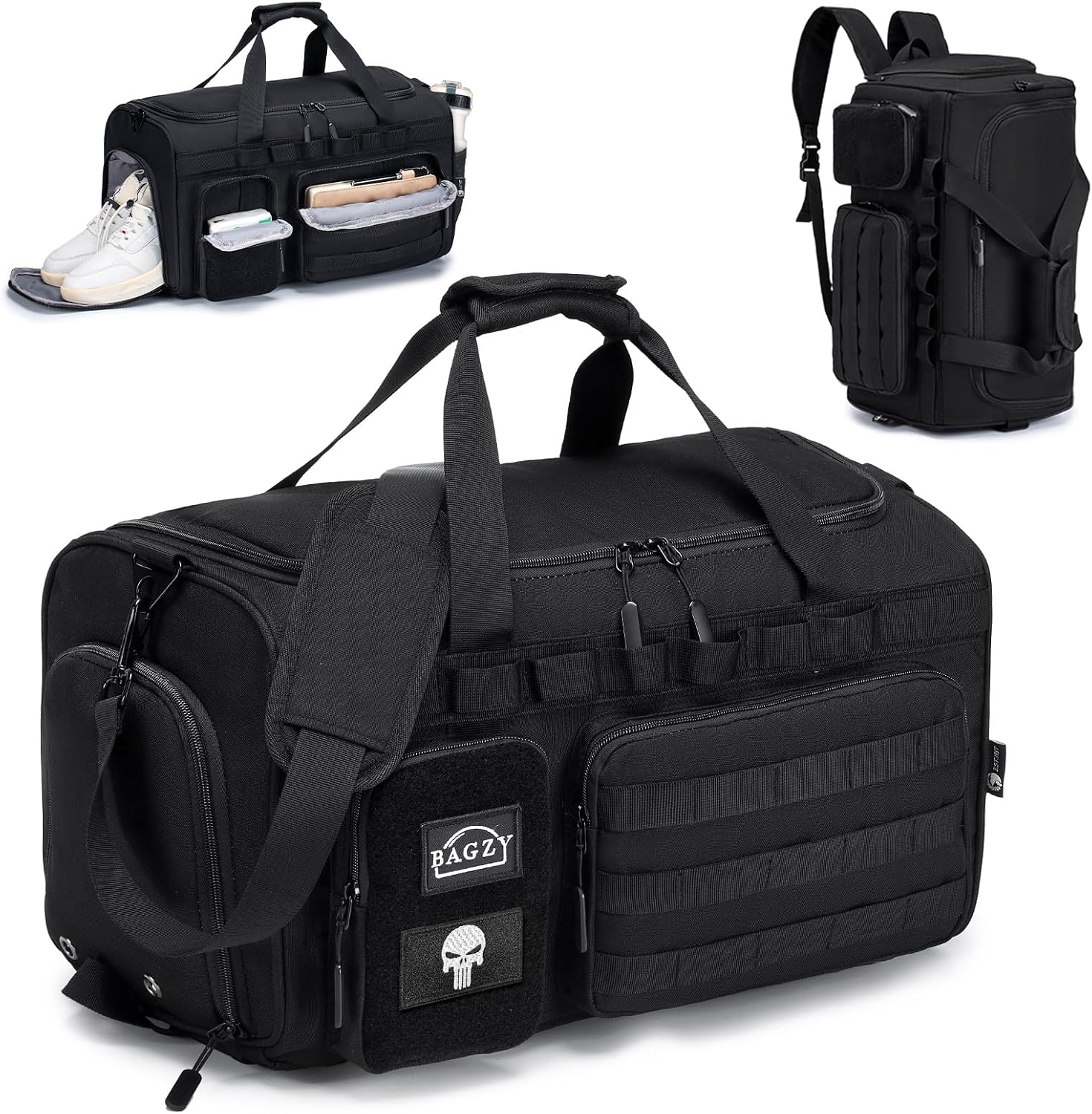Detalle 2 de BAGZY Borsone Palestra 40 L, zaino da viaggio e sport