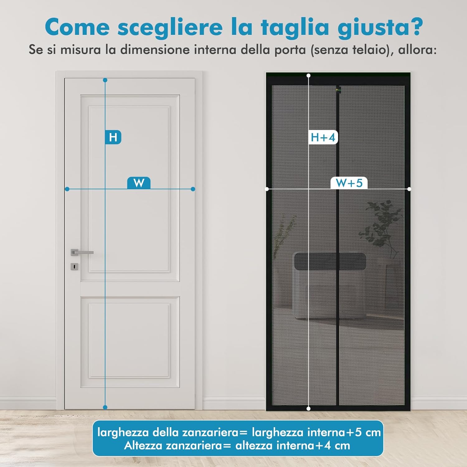 Thumbnail 5 de Sekey Zanzariera magnetica porta Ritagliabile 150x210