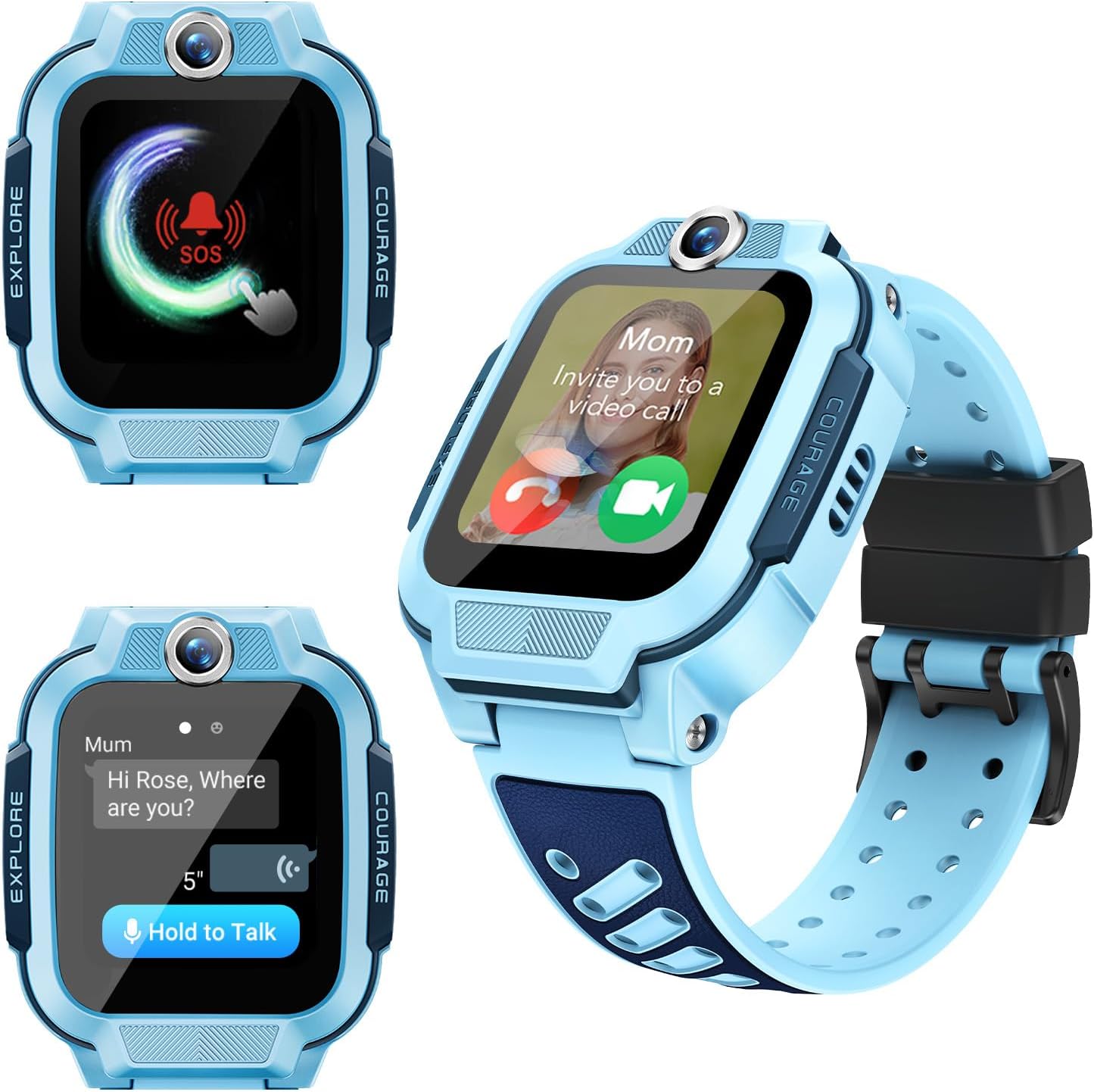Detalle de imoo Z3: Reloj inteligente infantil con GPS, videollamadas y modo clase
