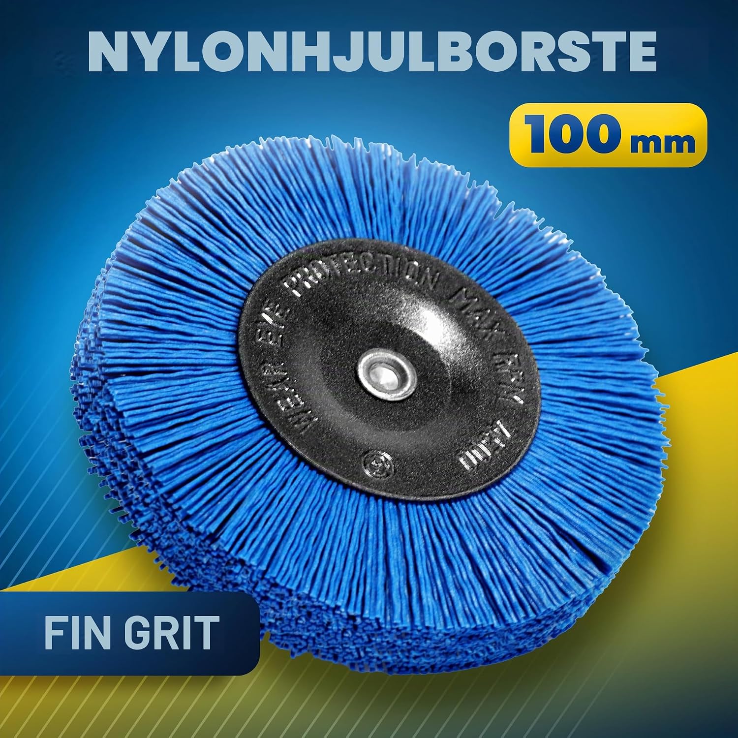Thumbnail 1 de S&R 135.910.100 nylonborste Ø 100 mm med finkornig tråd