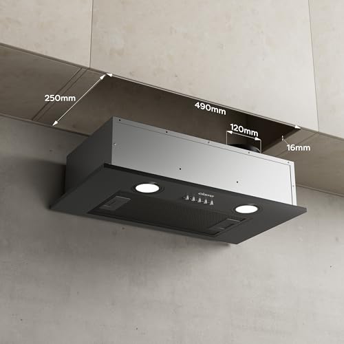 Detalle de Ciarra CBCB5913A Hotte aspirante encastrée 52 cm – CIARRA