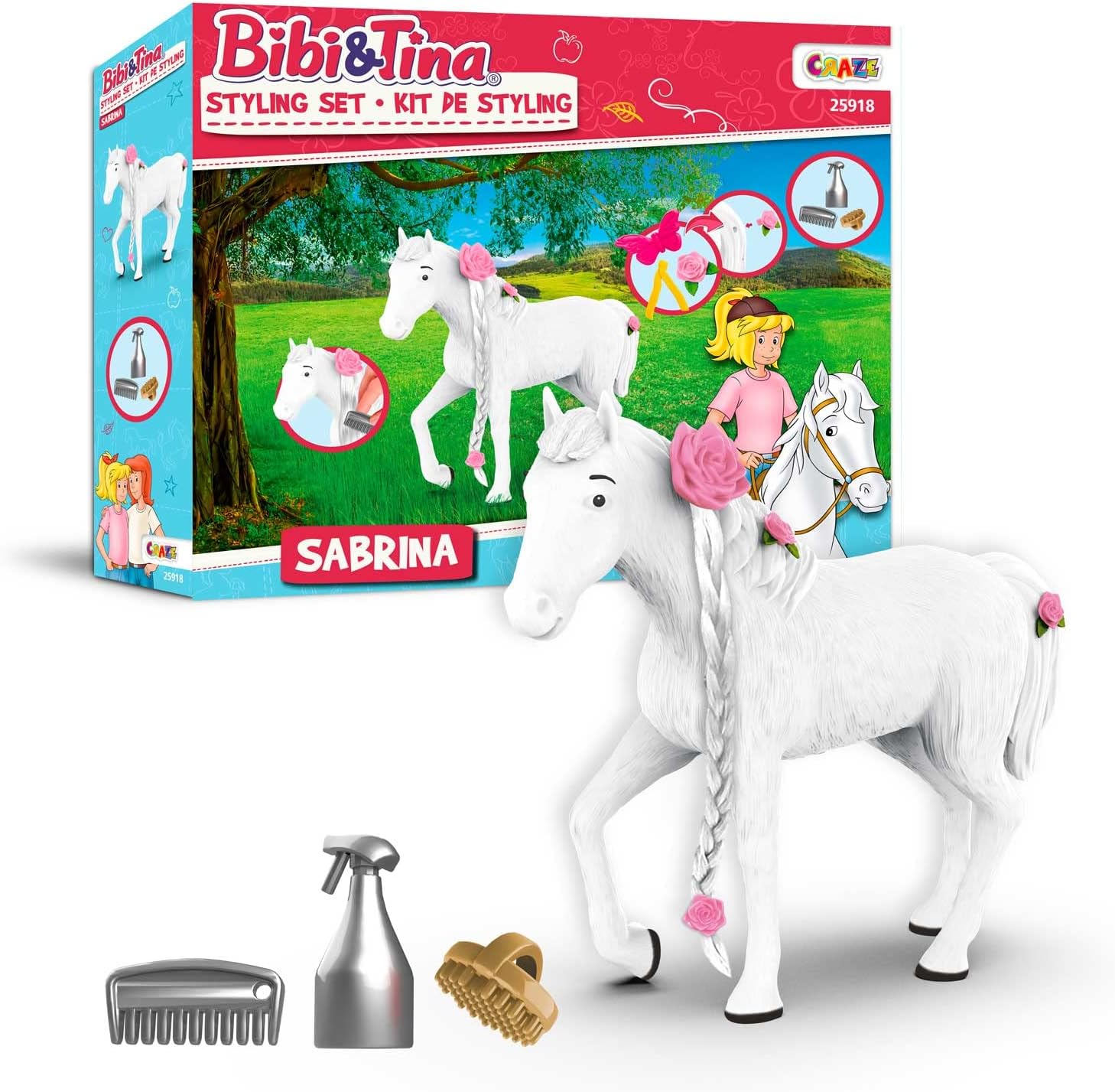 Thumbnail 6 de CRAZE Bibi & Tina 14639 – Jeu de figurines de chevaux Tina et Amadeus avec accessoires
