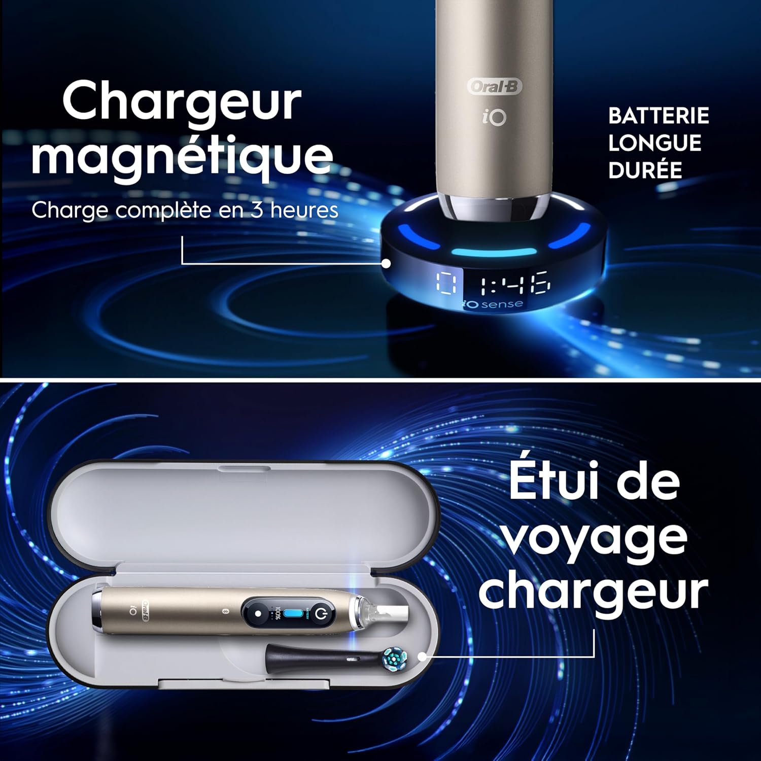 Thumbnail 4 de Oral-B iO 10, 7 modes de brossage, brosse électrique ⚙