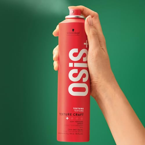 Detalle de Schwarzkopf OSIS Dry Texture Spray (300ml) for natural volume and medium grip