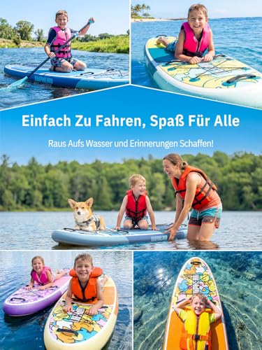 Thumbnail 7 de Niphean Stand Up Paddling Board mit Sitz – KIND SUP-Set mit komplettem Zubehör