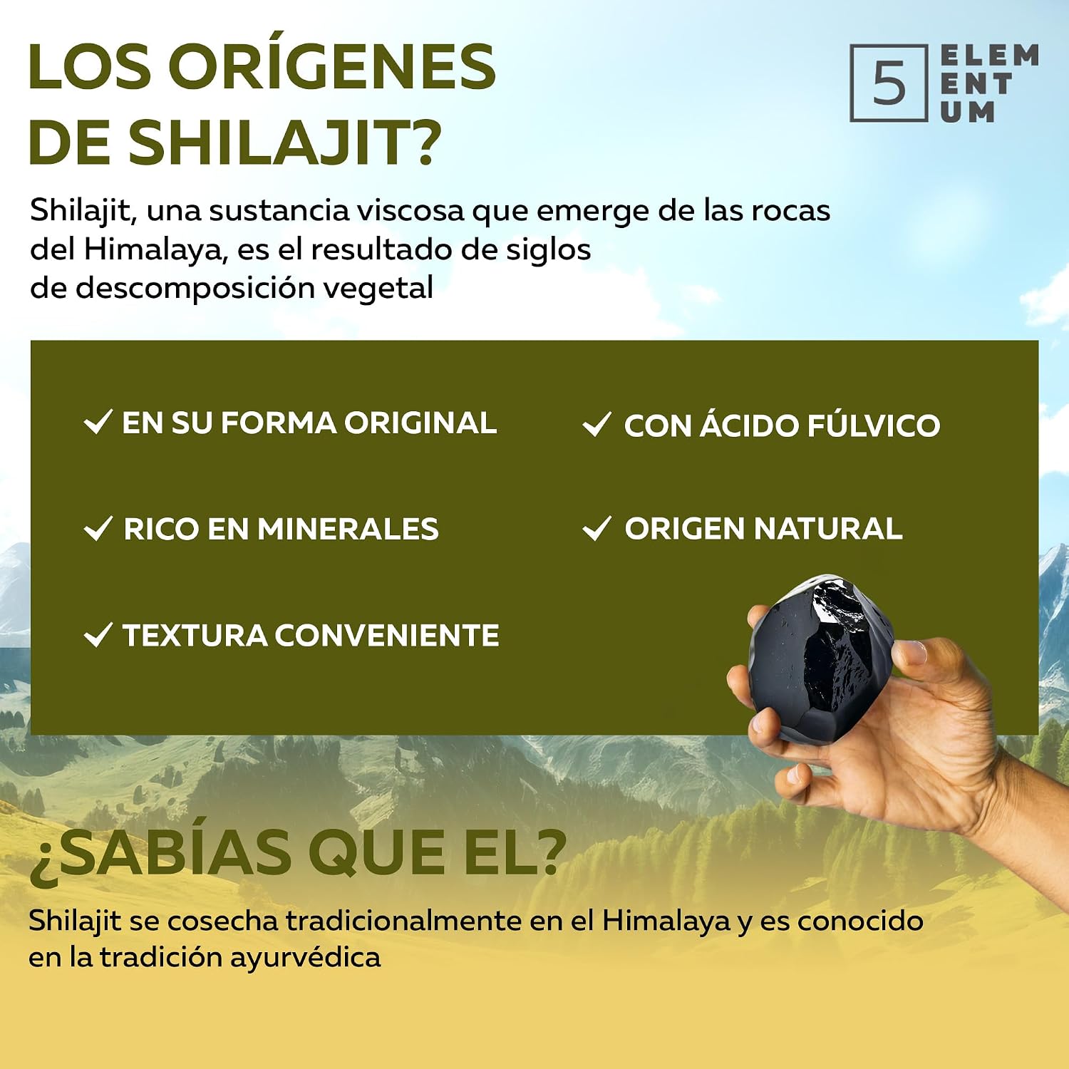 Thumbnail 5 de Shilajit Puro Himalaya 82% Ácido Fúlvico
