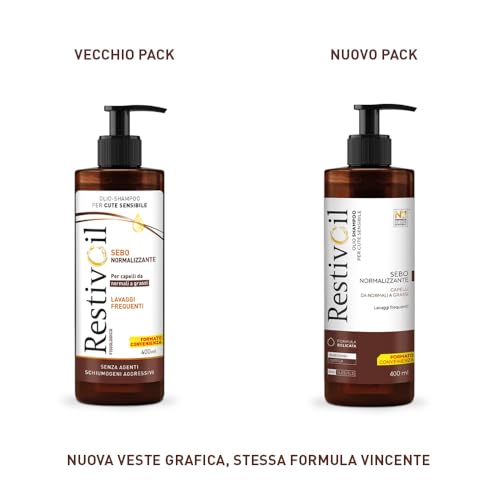 Detalle 2 de RestivOil Fisiologico Shampoo Nutriente per Capelli 400 ml