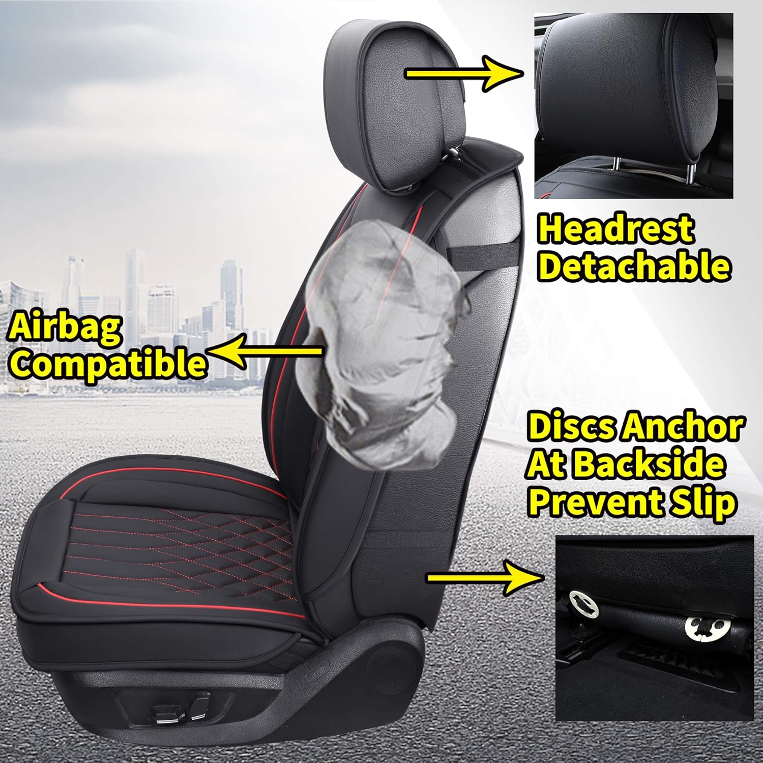 Thumbnail 2 de Aierxuan Car Seat Covers Full Set 1