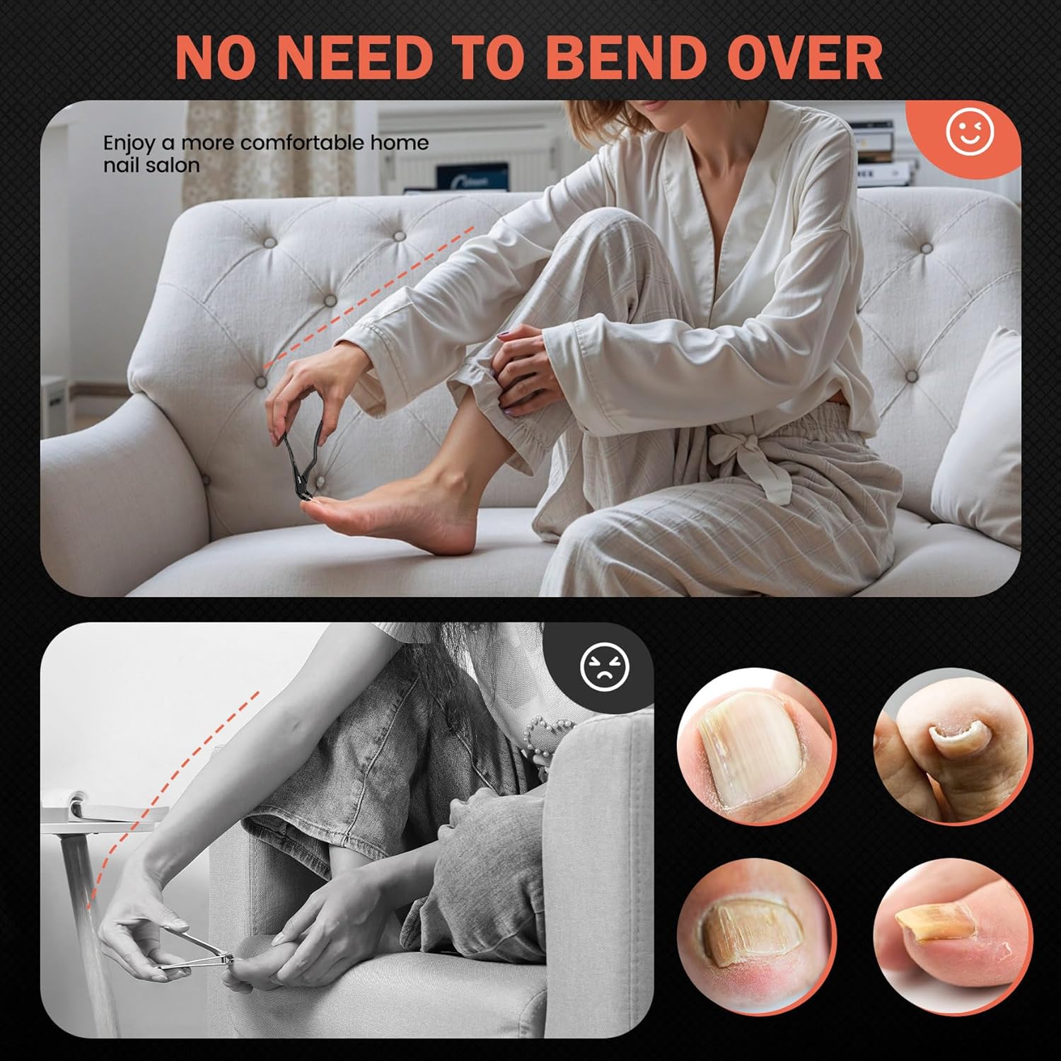 Thumbnail 1 de BEZOX Ergonomic Nail Clipper for Seniors 👈 wait