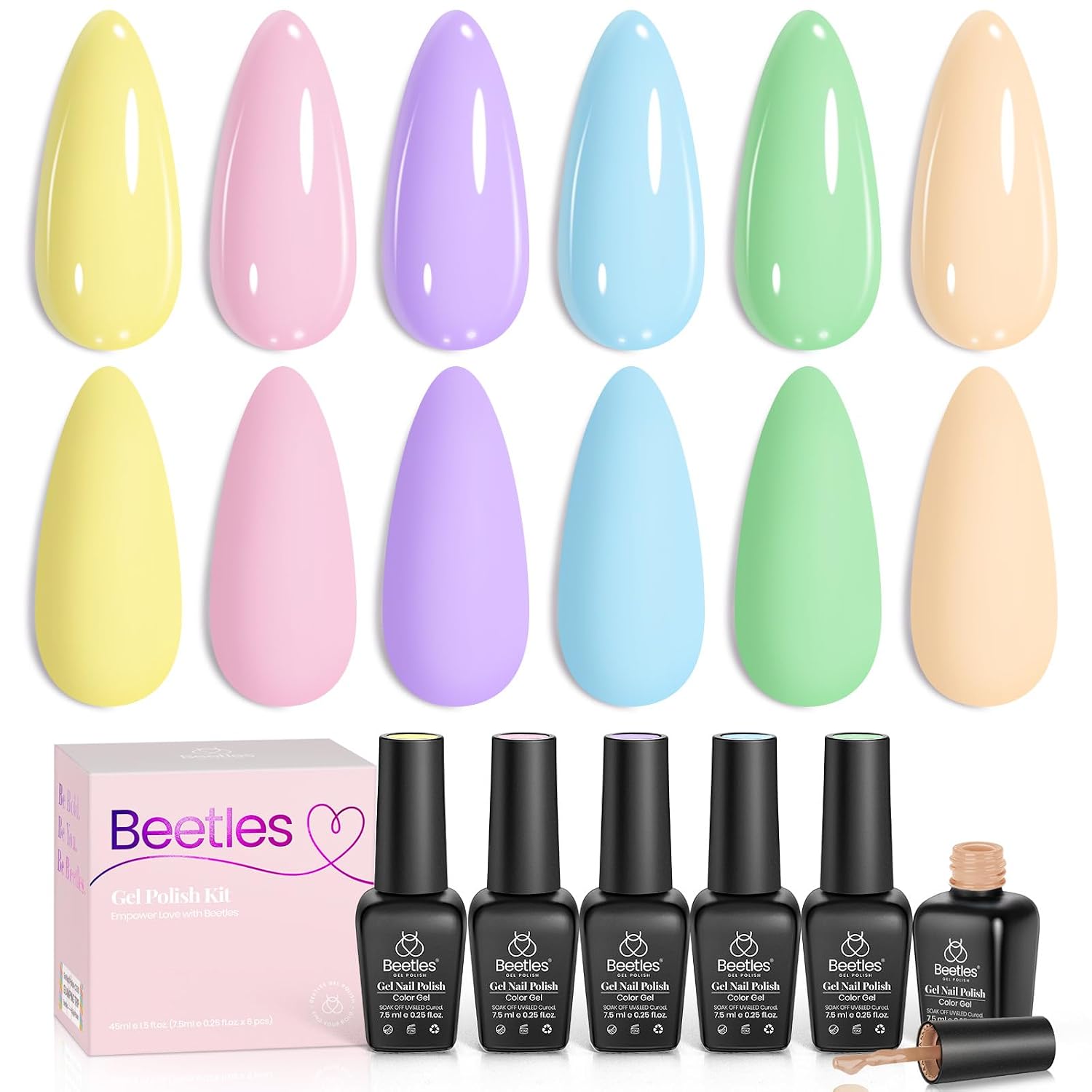 Thumbnail 6 de Beetles Pink Angel Gel Polish 6 Colors 💅