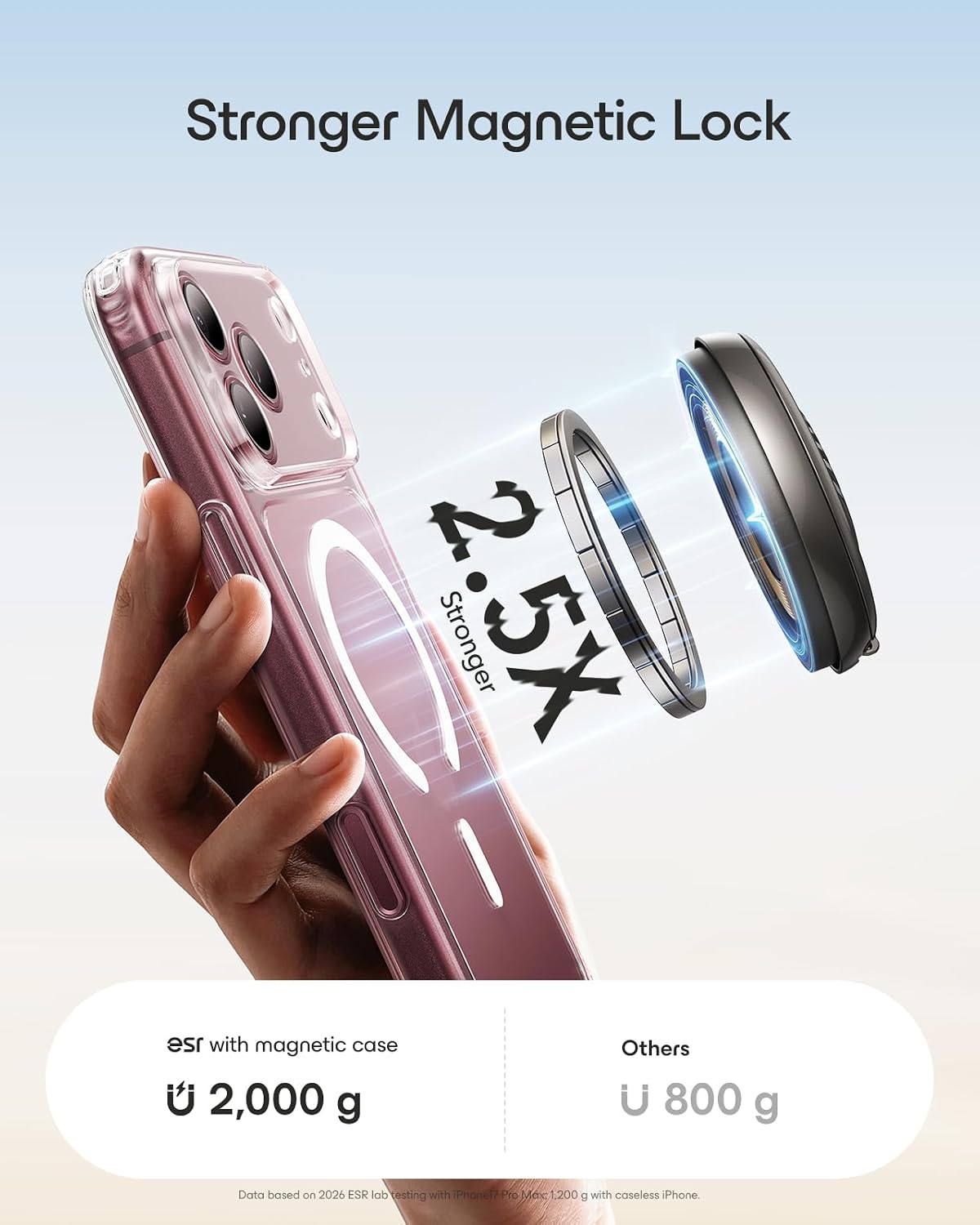 Thumbnail 5 de ESR Cyclone 2C589 Qi2.2 25W Magnetic Charger with Adjustable Stand