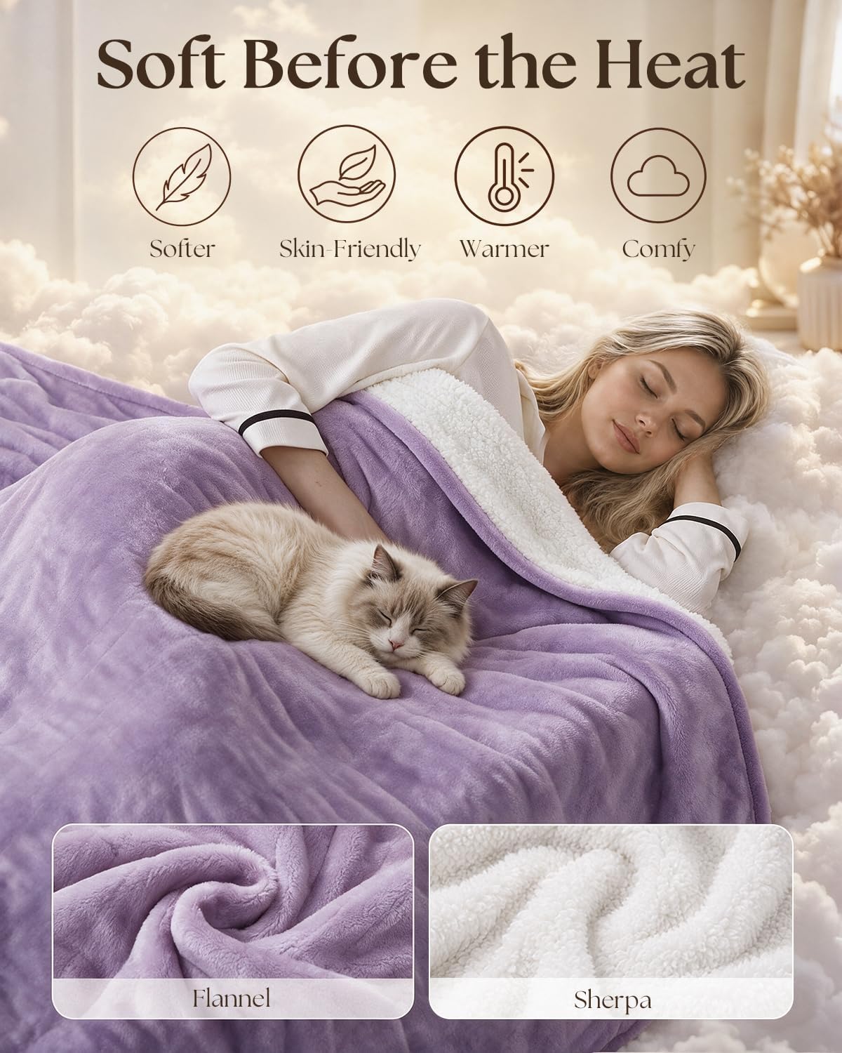 Detalle 2 de RIABIO Electric Heated Blanket Twin