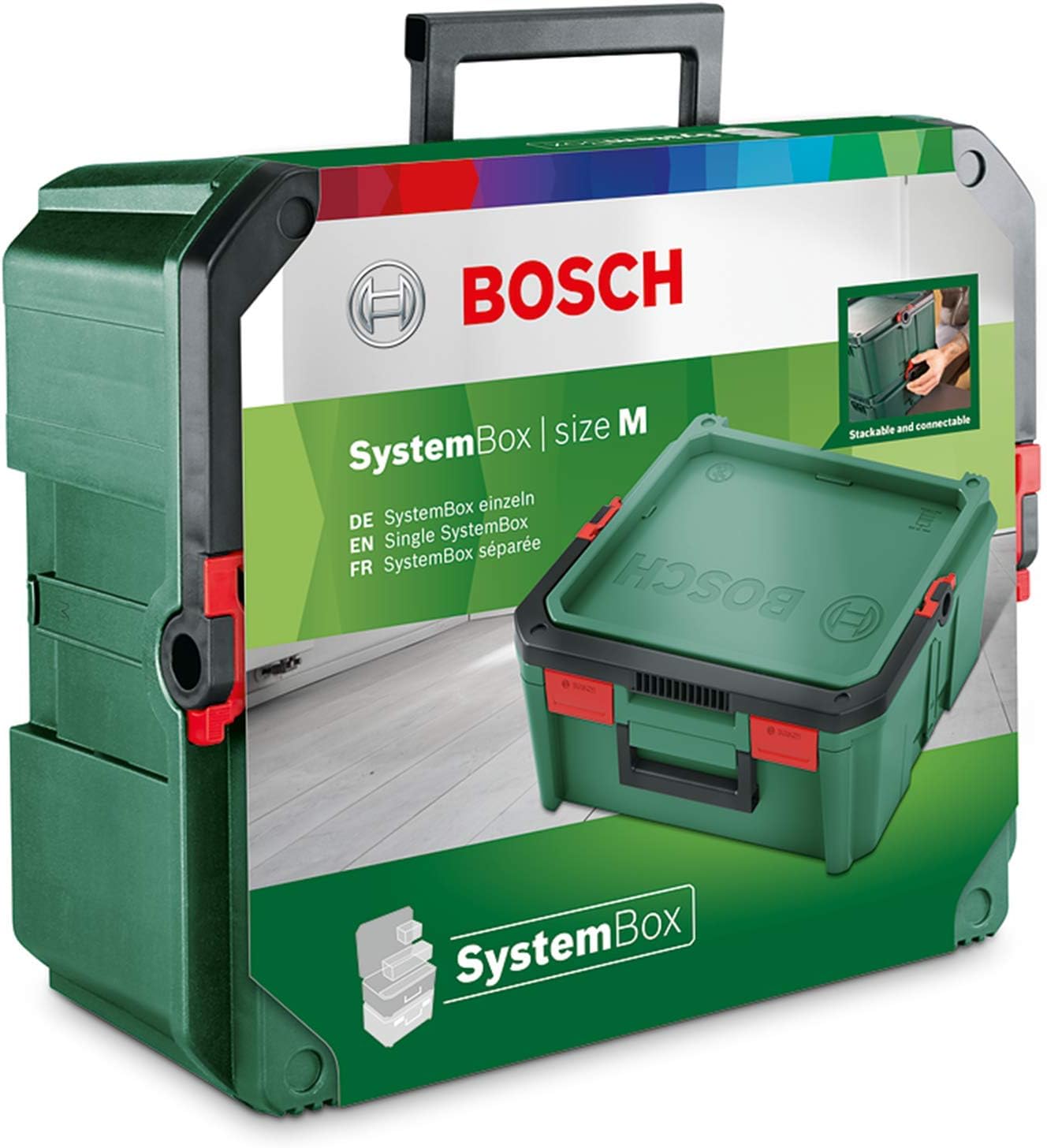 Thumbnail 6 de Bosch 1600A01SR4 SystemBox M – walizka narzędziowa, 8 przegródek, 10 l