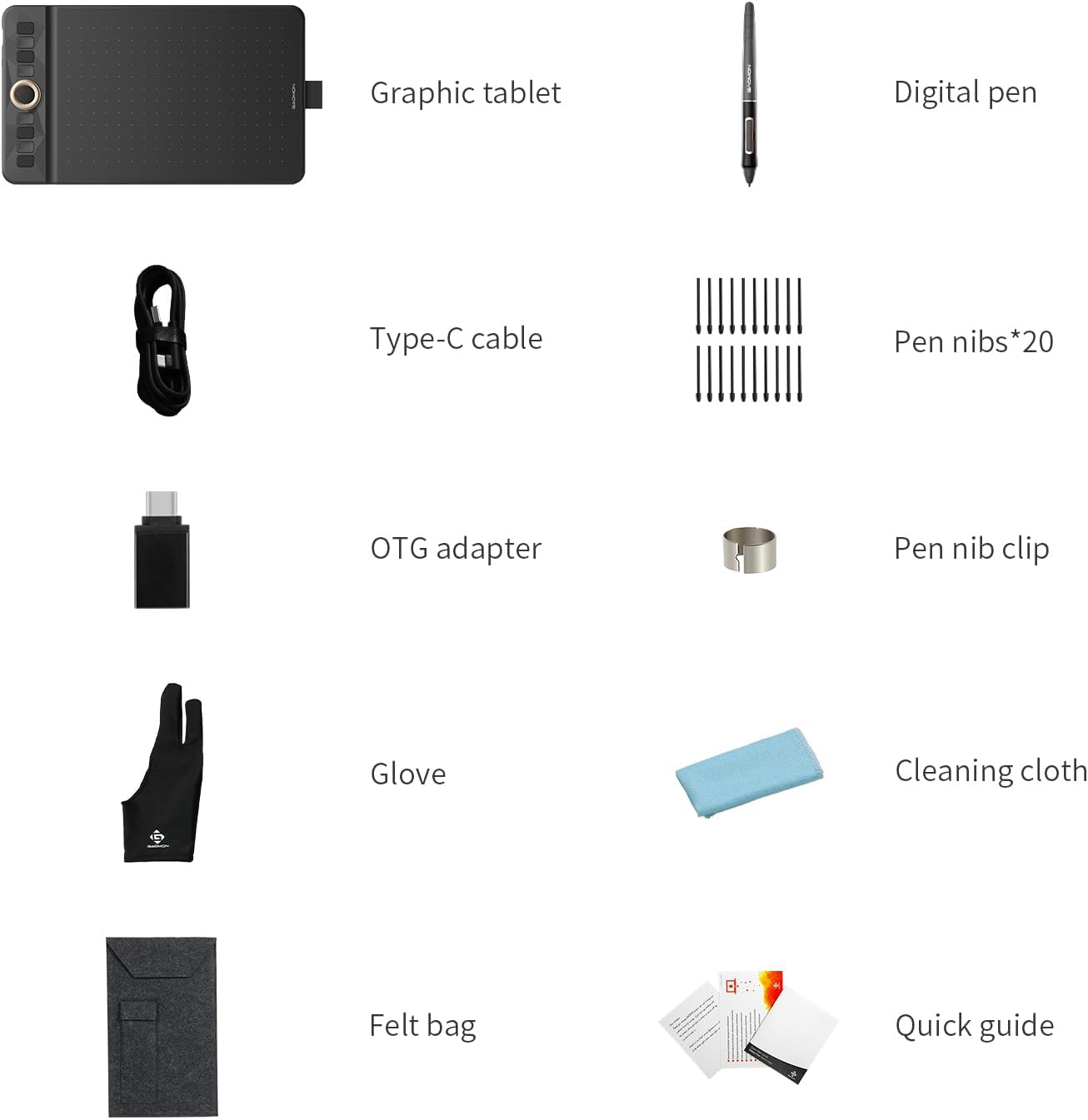 Thumbnail 6 de GAOMON WH851 Bluetooth Drawing Tablet (8 x 5 inches) – Wireless Graphic Tablet for Windows, Mac and Android