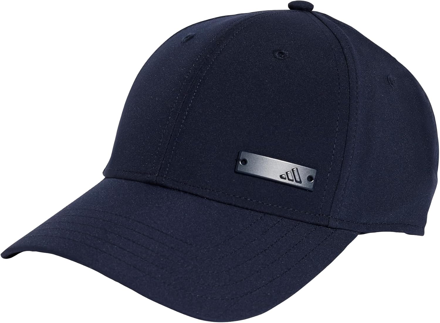 Detalle 1 de adidas Baseball Lightweights Cap Metal unisex en negro (talla M-L, visera curvada)