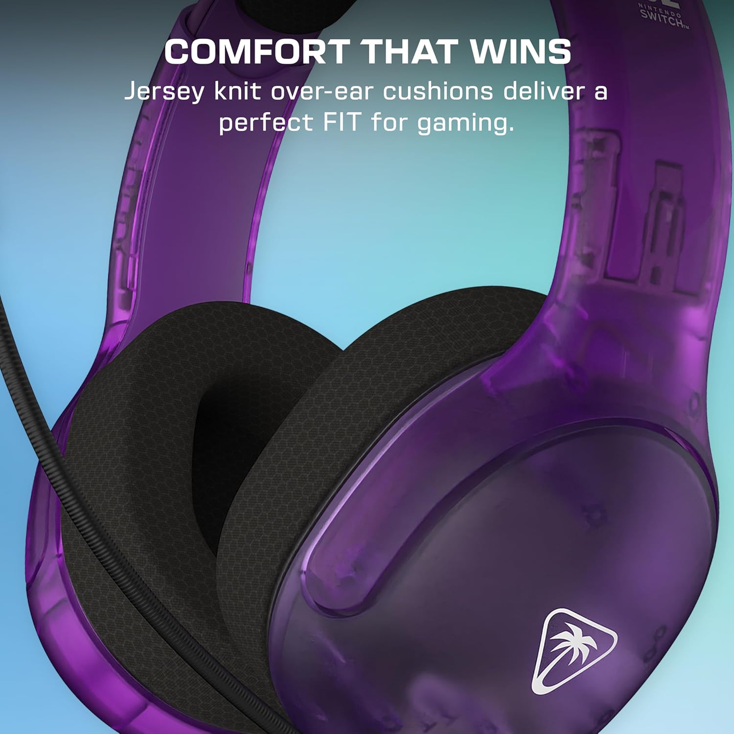 Thumbnail 3 de Turtle Beach Airlite Fit Ghost Purple Wired Gaming Headset – Officially Licensed for Nintendo Switch