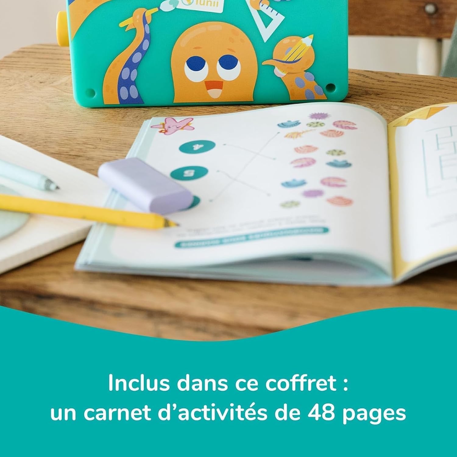Thumbnail 2 de Lunii Coffret Apprendre en s’Amusant – Fabrique à Histoires + 4 Livres Audio + Carnet d’activités (3–8 ans)