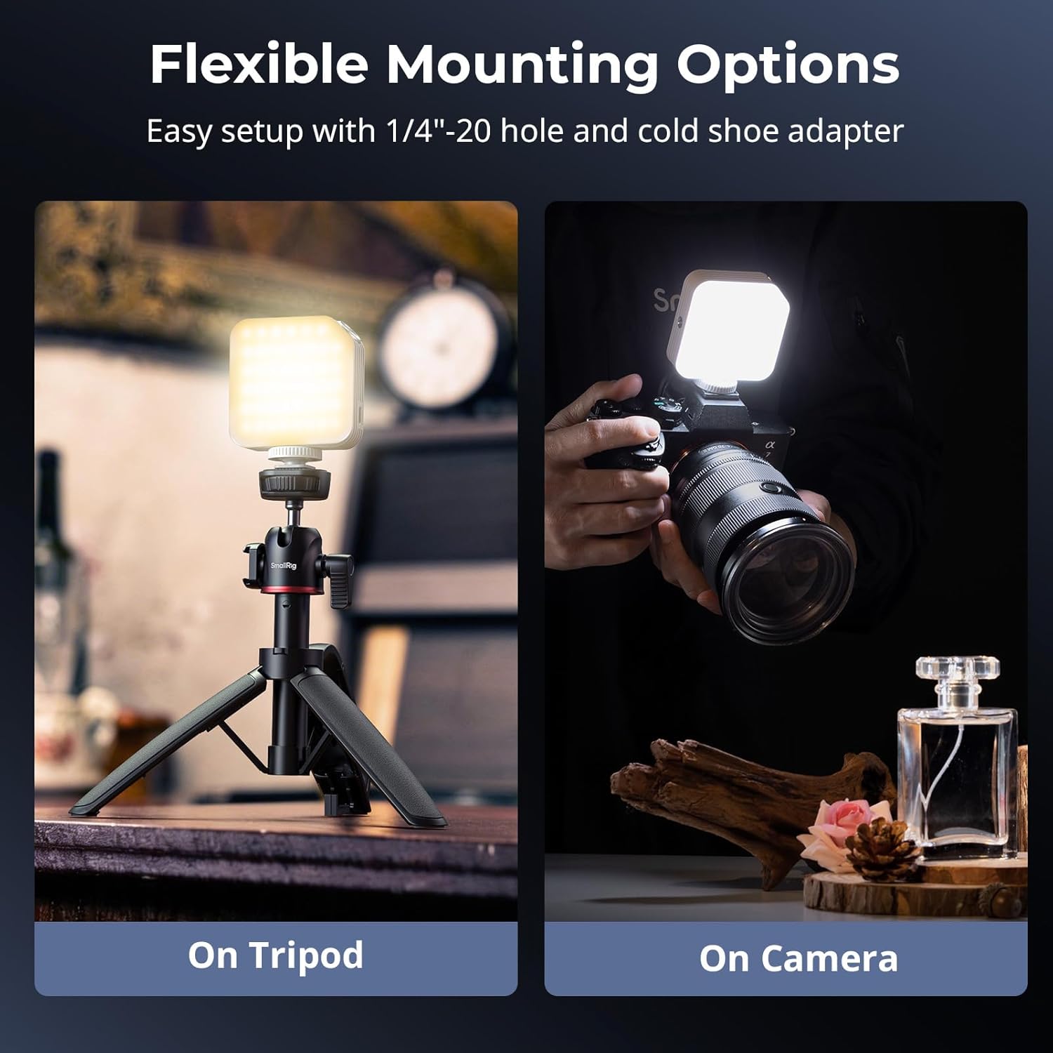 Thumbnail 6 de SMALLRIG P96 Neo Mini LED Video Light: luce portatile bicolore per contenuti in movimento