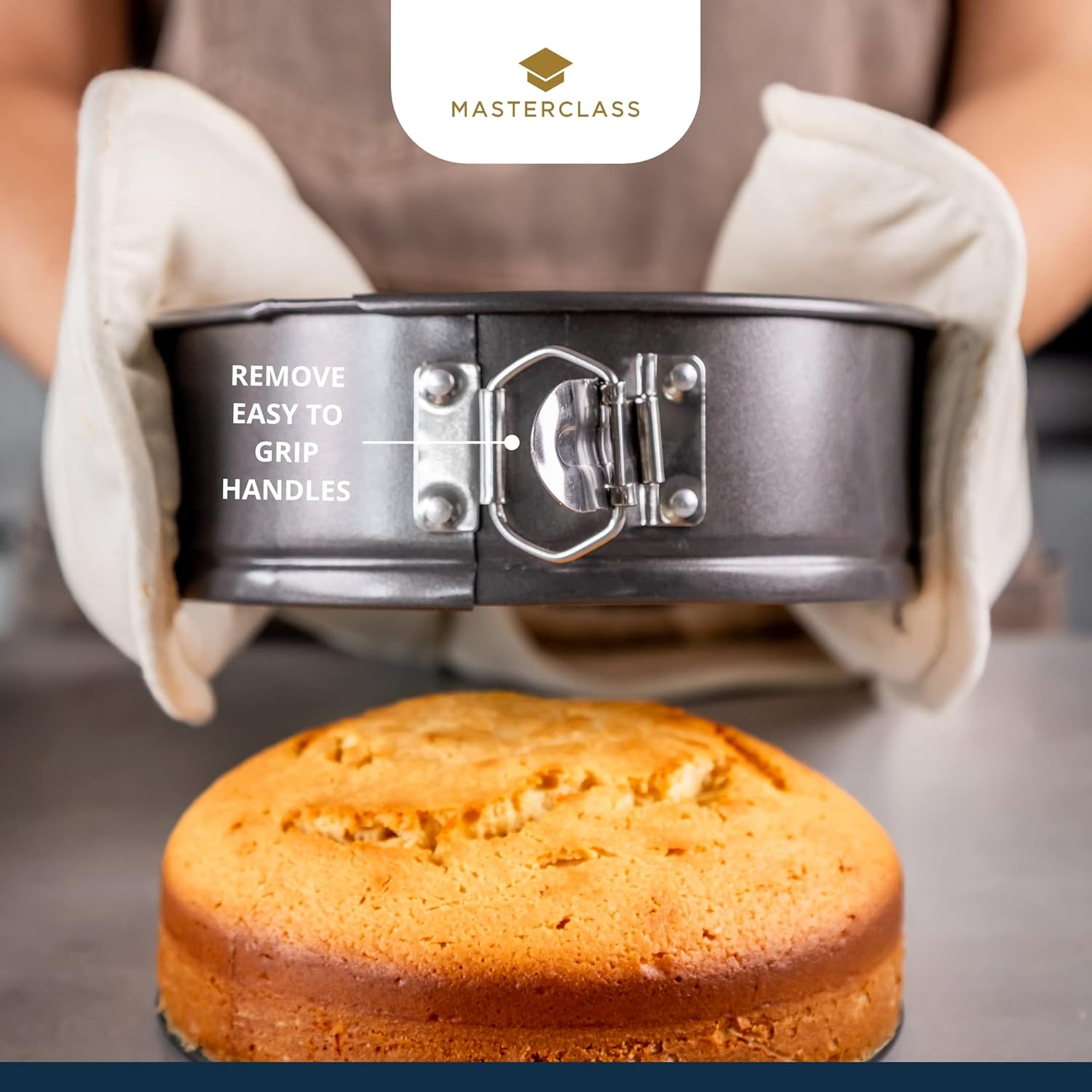 Thumbnail 5 de Masterclass Moule à Charnière Antiadhésive 18 cm – Moule à gâteau à fond souple