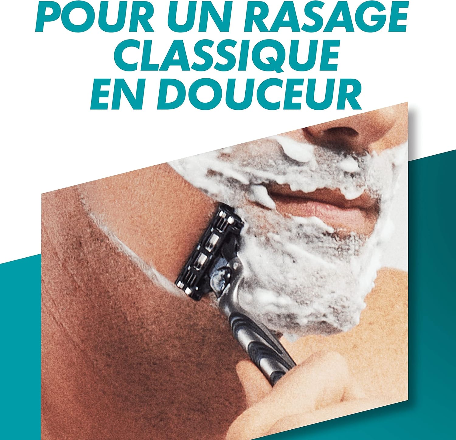 Thumbnail 1 de Gillette Mach3 rasoir homme à 3 lames et manche réutilisable en acier inoxydable