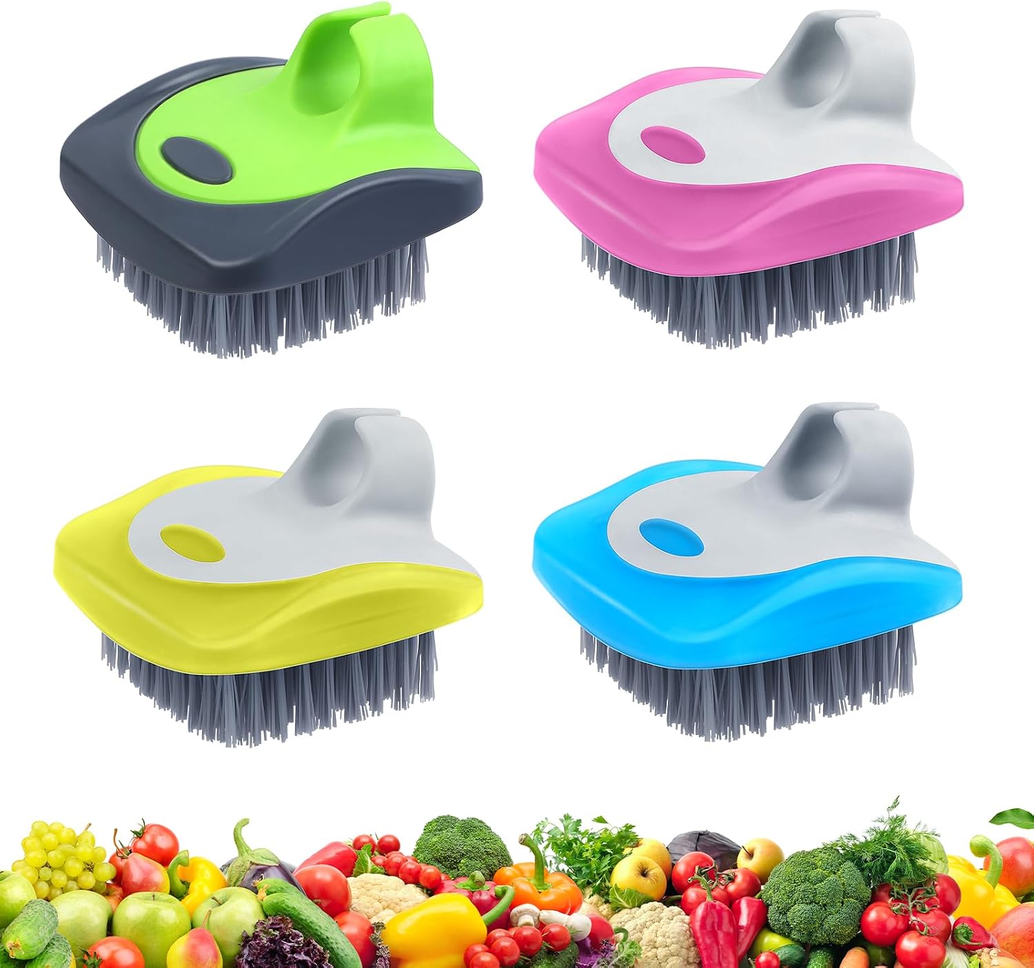 Detalle de Aodaer Vegetable Brush Set, Silicone