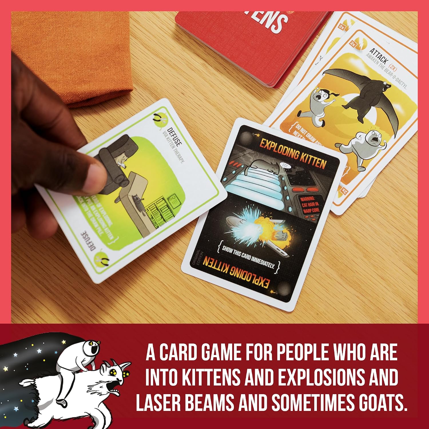 Thumbnail 4 de Exploding Kittens -10th Anniversary Collectible Tin (New Edition) – 8 Legacy Cards