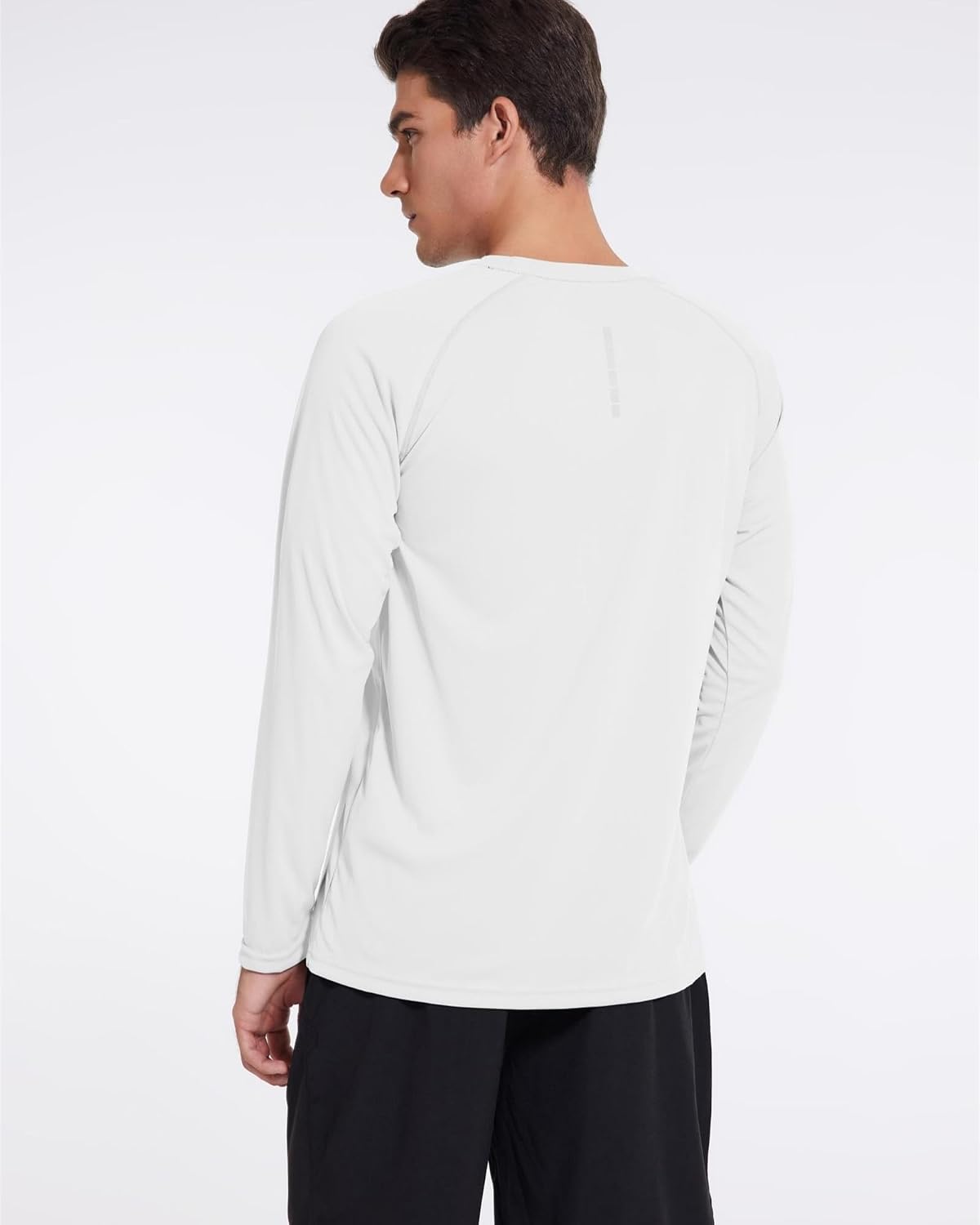 Detalle de DEHORU rashguard met lange mouwen voor heren, UPF 50+, ademend en sneldrogend